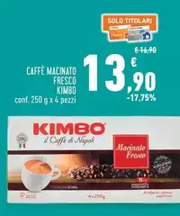 Kimbo - Caffè Macinato Fresco Kimbo - Caffè Macinato Fresco