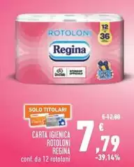 Regina - Carta Igienica Rotoloni