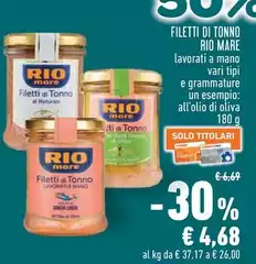 Rio Mare - Filetti Di Tonno