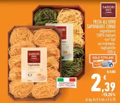 Conad - Pasta All'Uovo Sapori&Idee Conad - Pasta All'Uovo Sapori&Idee