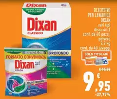 Dixan - Detersivo Per Lavatrice Dixan - Detersivo Per Lavatrice