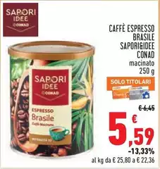 Sapori - Caffè Espresso Brasile &Idee Sapori - Caffè Espresso Brasile &Idee