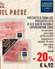Conad - Prosciutto Di Parma DOP, Prosciutto Cotto Di Alta Qualità Nazionale Conad - Prosciutto Di Parma DOP, Prosciutto Cotto Di Alta Qualità Nazionale