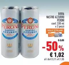 Peroni - Birra Nastro Azzurro Peroni - Birra Nastro Azzurro