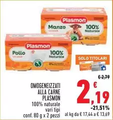 Plasmon - Omogeneizzati Alla Carne