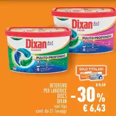 Dixan - Detersivo Per Lavatrice Discs Dixan - Detersivo Per Lavatrice Discs