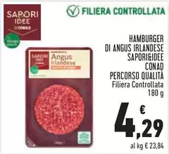 Sapori - Hamburger Di Angus Irlandese &Idee Percorso Qualità Sapori - Hamburger Di Angus Irlandese &Idee Percorso Qualità