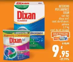 Dixan - Detersivo Per Lavatrice Dixan - Detersivo Per Lavatrice
