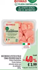 Conad - Bocconcini Di Petto Di Pollo Percorso Qualità Conad - Bocconcini Di Petto Di Pollo Percorso Qualità