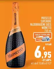 Mionetto - Prosecco Superiore Valdobbiadene DOCG