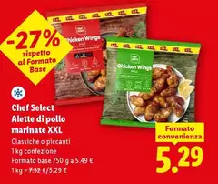Chef Select - Alette Di Pollo Marinate Xxl Chef Select - Alette Di Pollo Marinate Xxl