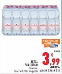 San giorgio - Acqua