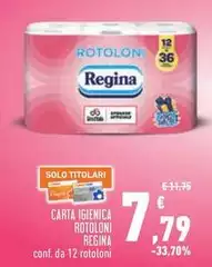 Regina - Carta Igienica Rotoloni