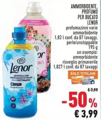 Lenor - Ammorbidente, Profumo Per Bucato