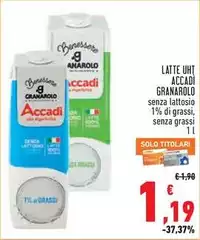 Granarolo - Latte UHT Accadi