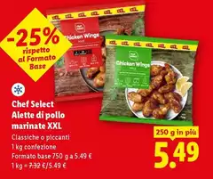 Chef Select - Alette Di Pollo Marinate Xxl Chef Select - Alette Di Pollo Marinate Xxl