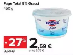 Fage - Total 5% Grassi