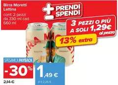 Moretti - Birra Lattina