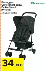 Bebe confort - Passeggino Ultralegero Snow Da O 3 Anni