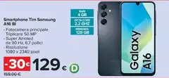 Tim - Smartphone Samsung A16 BI Tim - Smartphone Samsung A16 BI