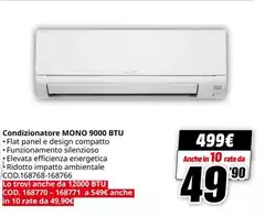 Mondo natura - Condizionatore Mono 9000 BTU