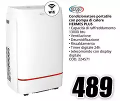 Argo - Condizionatore Portatile Con Pompa Di Calore
