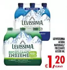 Levissima - Acqua Naturale/ Frizzante