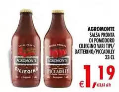 Agromonte - Salsa Pronta Di Pomodoro Ciliegino Agromonte - Salsa Pronta Di Pomodoro Ciliegino