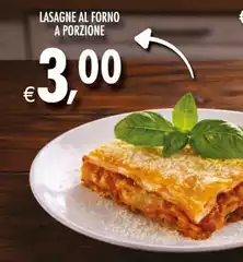 Lasagne Al Forno A Porzione