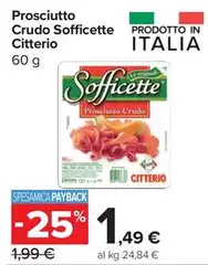 Citterio - Prosciutto Crudo Sofficette