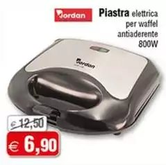 Piastra Elettrica Per Waffel Antiaderente 