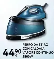Ferro Da Stiro Con Caldaia Vapore Continuo 2800W