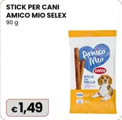 Selex - Stick Per Cani Amico Mio 90 G Selex - Stick Per Cani Amico Mio 90 G