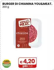You & Meat - Burger Di Chianina 200 G You & Meat - Burger Di Chianina 200 G