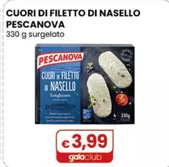 Pescanova - Cuori Di Filetto Di Nasello 330 G Surgelato Pescanova - Cuori Di Filetto Di Nasello 330 G Surgelato