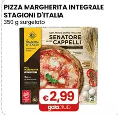 Le Stagioni D'italia - Pizza Margherita Integrale 350 G Surgelato Le Stagioni D'italia - Pizza Margherita Integrale 350 G Surgelato