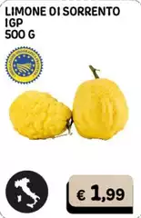 Limone Di Sorrento Igp 500 G