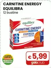Equilibra - Carnitine Eneregy 12 Bustine Equilibra - Carnitine Eneregy 12 Bustine