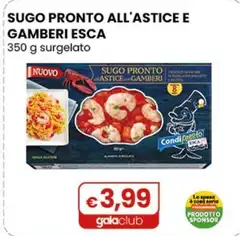 Esca - Sugo Pronto All'astice E Gamberi 350 G Surgelato Esca - Sugo Pronto All'astice E Gamberi 350 G Surgelato