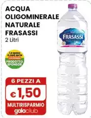 Frasassi - Acqua Oligominerale Naturale 2 Litri Frasassi - Acqua Oligominerale Naturale 2 Litri