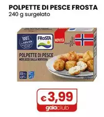 Frosta - Polpette Di Pesce 240 G Surgelato Frosta - Polpette Di Pesce 240 G Surgelato