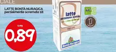 Il buon latte - Latte Bontà Nuragica Parzialmente Scremato