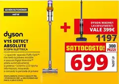 Dyson - V15 Detect Absolute Scopa Elettrica