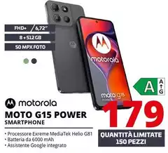Motorola - Moto G15 Power Smartphone