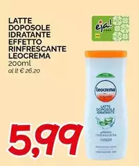 Leocrema - Latte Doposole Idratante Effetto Rinfrescante