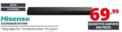 Hisense - Soundbar + Subwoofer HS100 Hisense - Soundbar + Subwoofer HS100