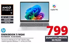 HP - Omnibook 5 Ngai Notebook 16-AG1023NL