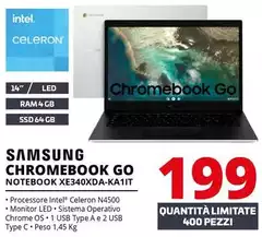 Samsung - Chromebook Go Notebook XE340XDA-KA1IT