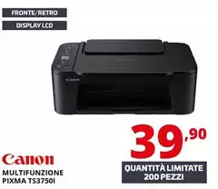Canon - Multifunzione Pixma TS3750I