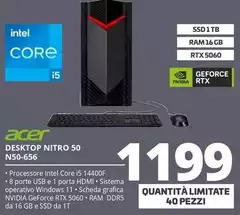 Acer - Desktop Nitro 50 N50-656